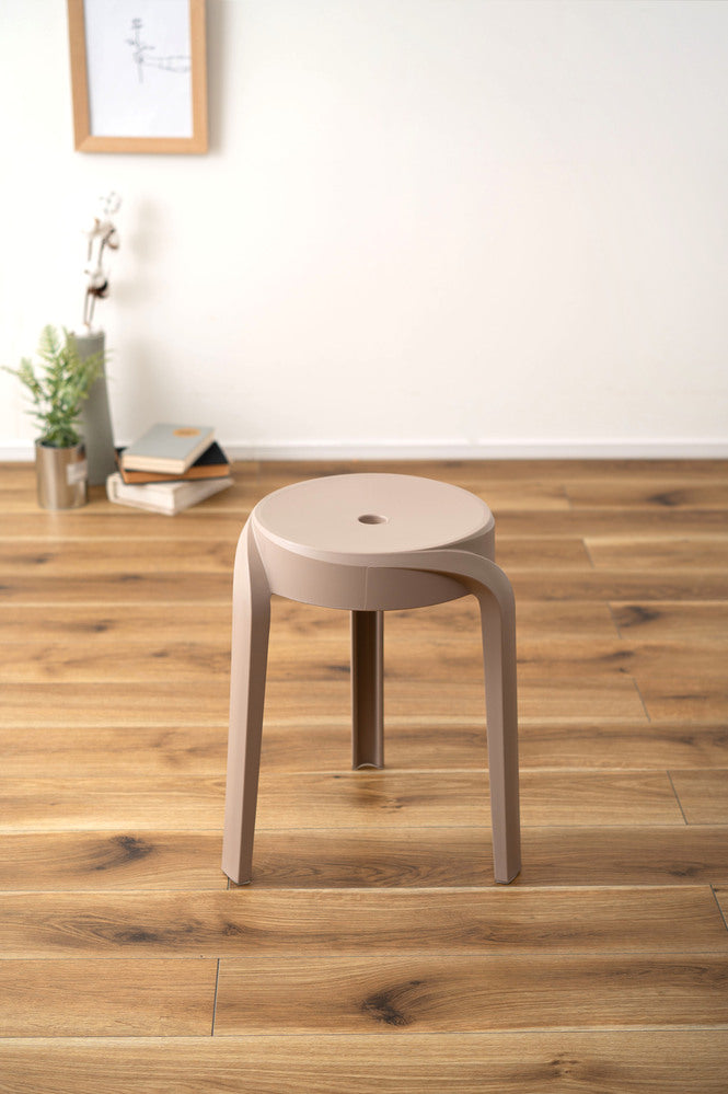 スツール スタッキング 丸椅子 積み重ね 6脚セット シンプル 椅子 プラスチック 予備椅子【az-pc860】