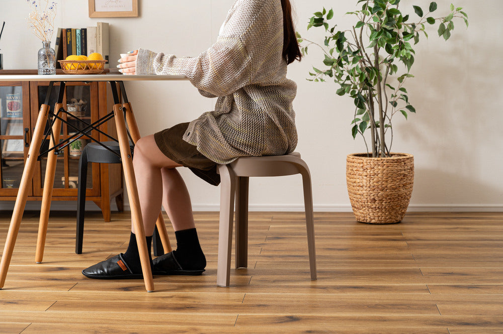 スツール スタッキング 丸椅子 積み重ね 6脚セット シンプル 椅子 プラスチック 予備椅子【az-pc860】