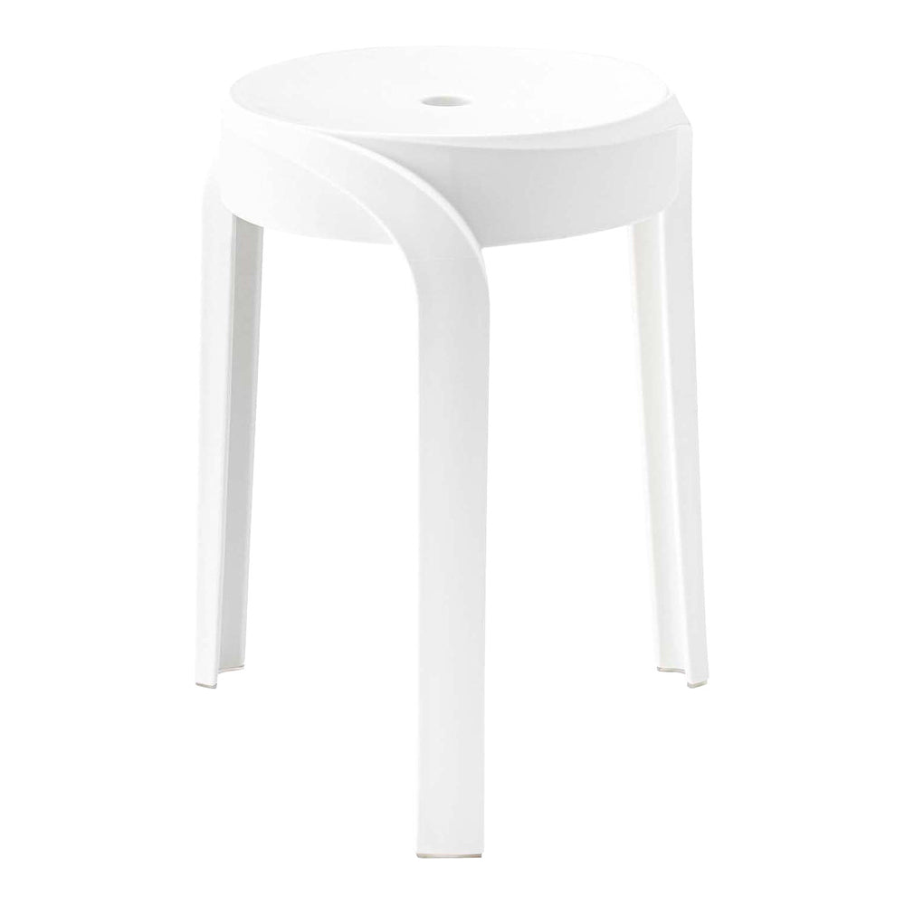 丸椅子 スタッキングチェア ホワイト スツール
