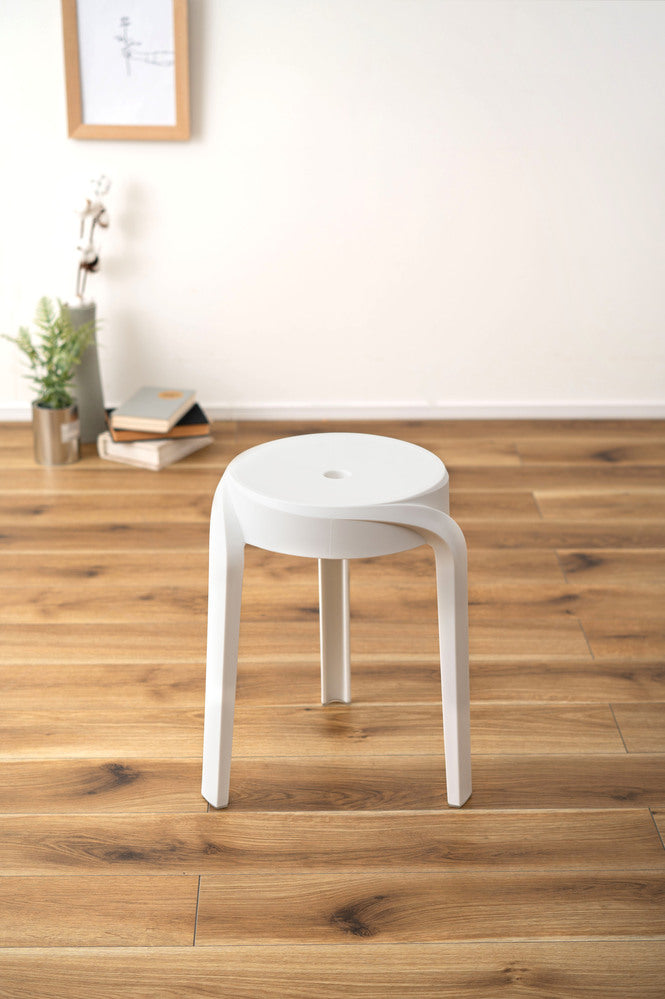 スツール スタッキング 丸椅子 積み重ね 6脚セット シンプル 椅子 プラスチック 予備椅子【az-pc860】