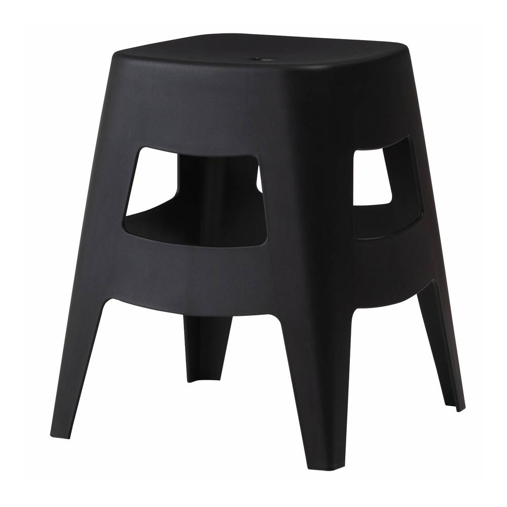 プラスチック 椅子 スタッキング ブラック