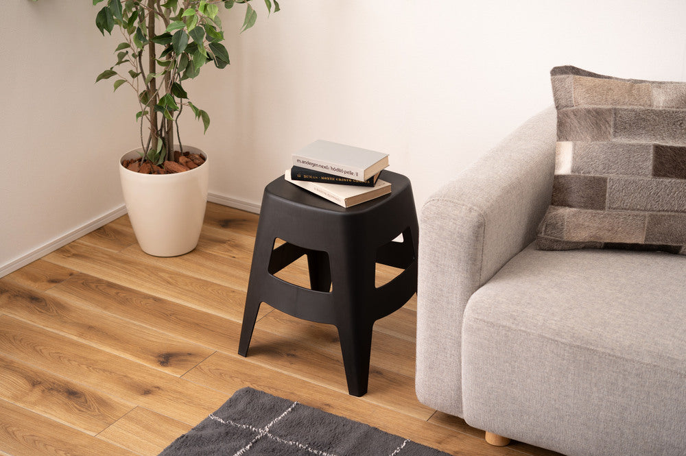 ペポ スツール スタッキング 4脚セット シンプル 椅子 プラスチック 予備椅子【az-pc865】