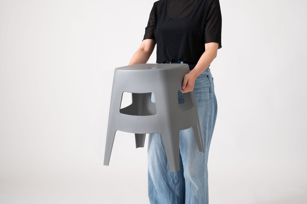 ペポ スツール スタッキング 4脚セット シンプル 椅子 プラスチック 予備椅子【az-pc865】