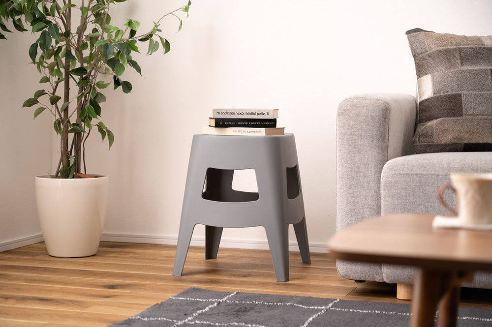 ペポ スツール スタッキング 4脚セット シンプル 椅子 プラスチック 予備椅子【az-pc865】