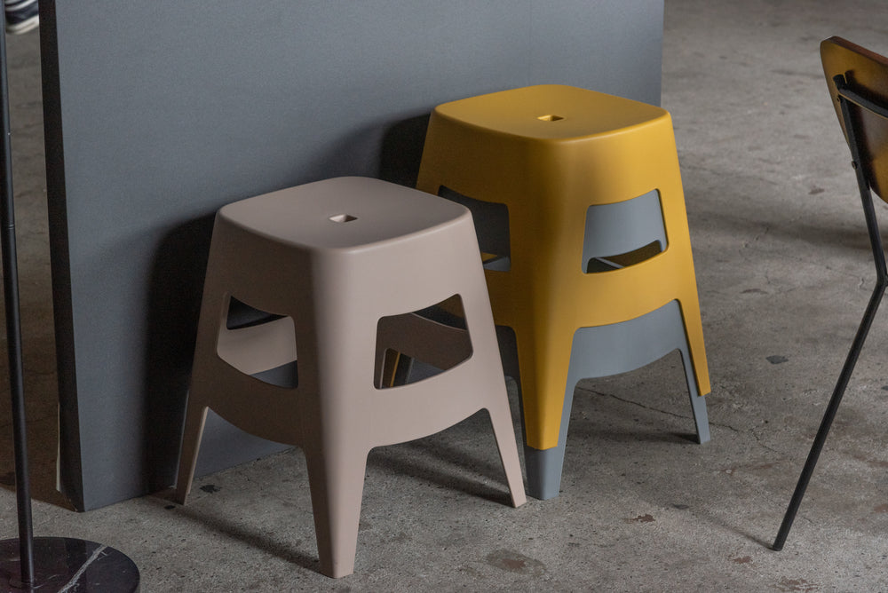 ペポ スツール スタッキング 4脚セット シンプル 椅子 プラスチック 予備椅子【az-pc865】