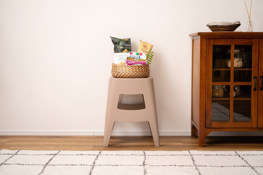 ペポ スツール スタッキング 4脚セット シンプル 椅子 プラスチック 予備椅子【az-pc865】