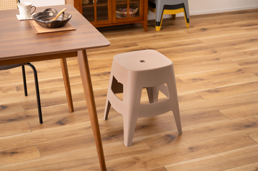 ペポ スツール スタッキング 4脚セット シンプル 椅子 プラスチック 予備椅子【az-pc865】