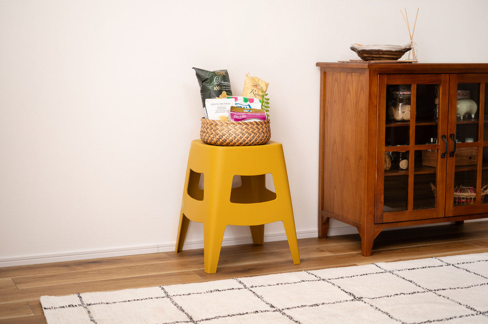 ペポ スツール スタッキング 4脚セット シンプル 椅子 プラスチック 予備椅子【az-pc865】