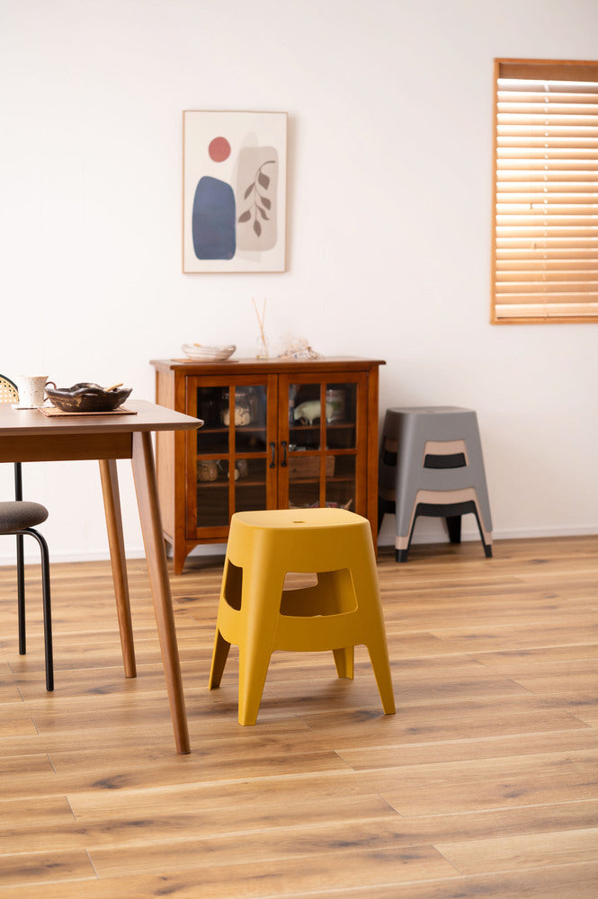 ペポ スツール スタッキング 4脚セット シンプル 椅子 プラスチック 予備椅子【az-pc865】