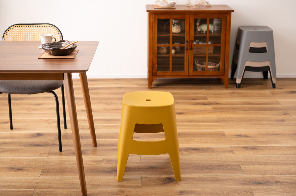 ペポ スツール スタッキング 4脚セット シンプル 椅子 プラスチック 予備椅子【az-pc865】