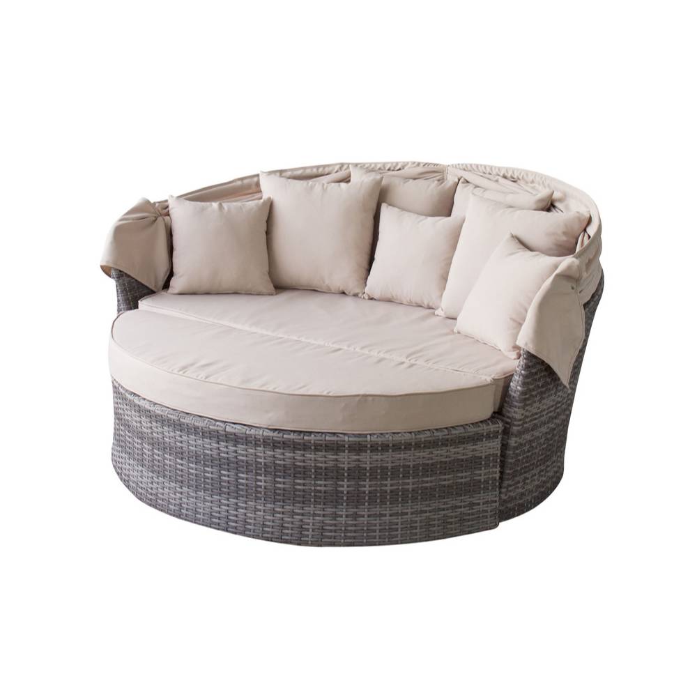 テラスソファ シェード付 ガーデンファニチャー