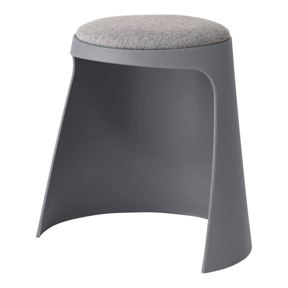 スタッキングチェア グレー シンプル