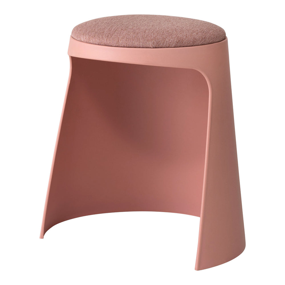 収納スツール ベッドサイド ピンク