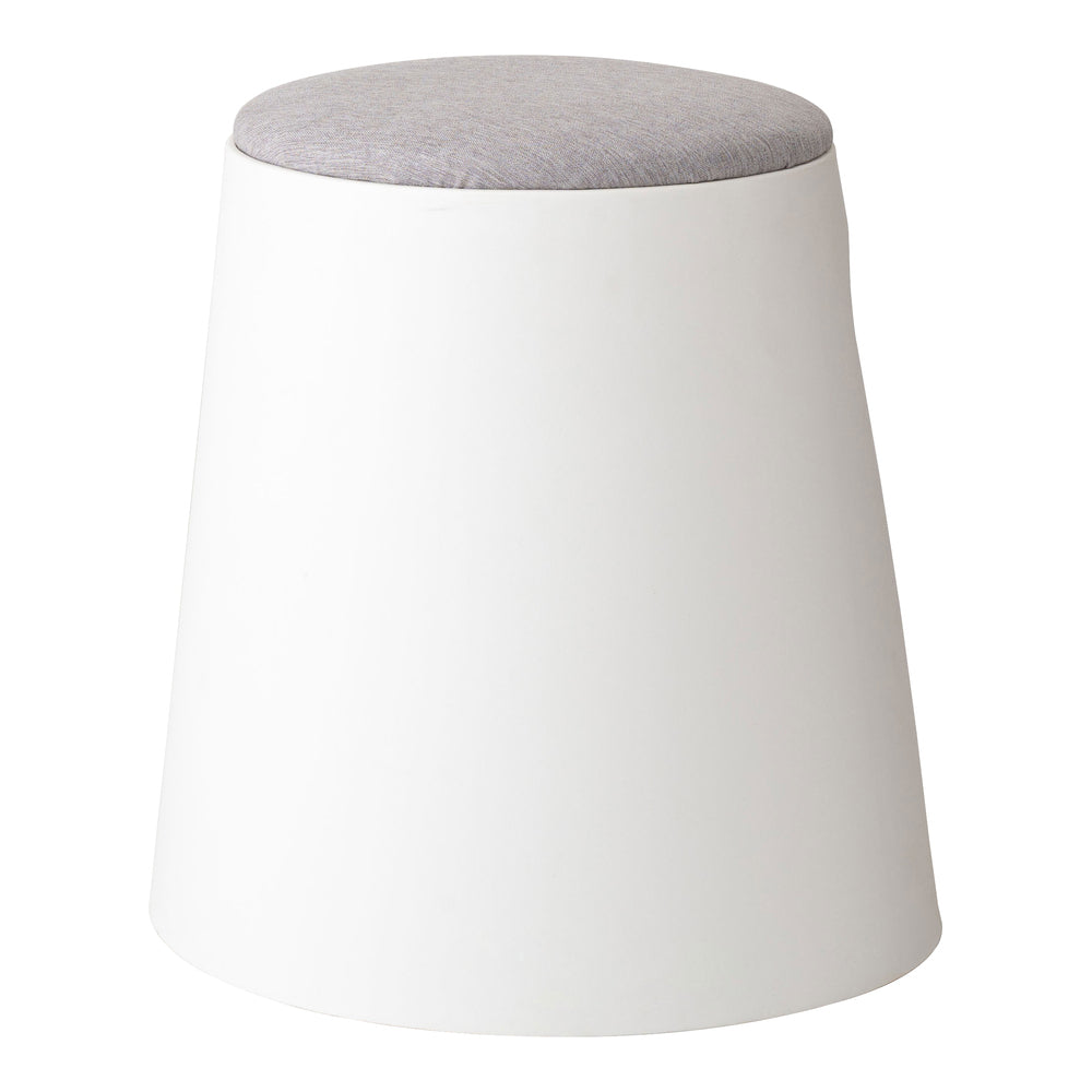 カヌレ スツール 丸形 スタッキング 椅子 4脚セット シンプル 玄関椅子 収納スツール【az-toe128】