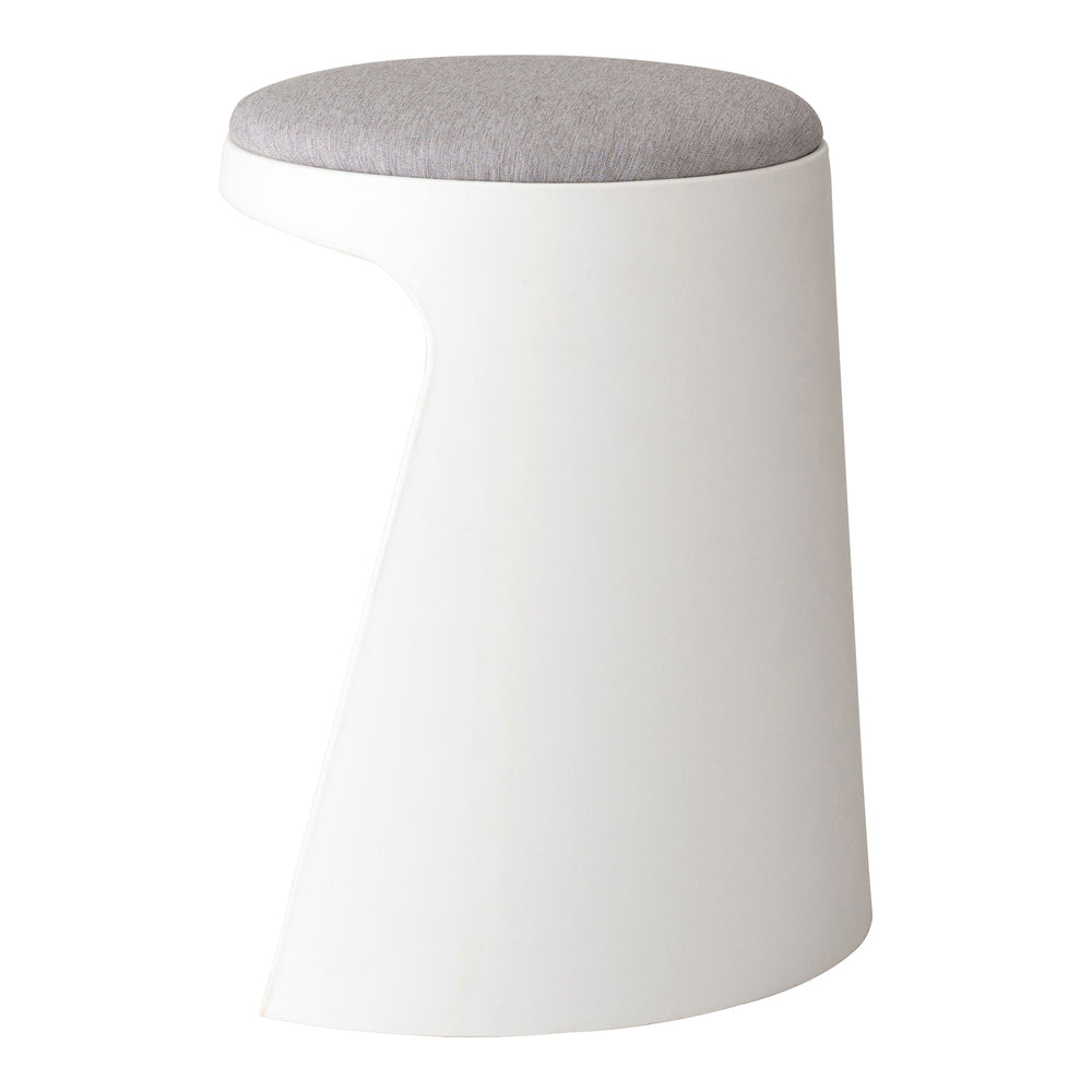 カヌレ スツール 丸形 スタッキング 椅子 4脚セット シンプル 玄関椅子 収納スツール【az-toe128】