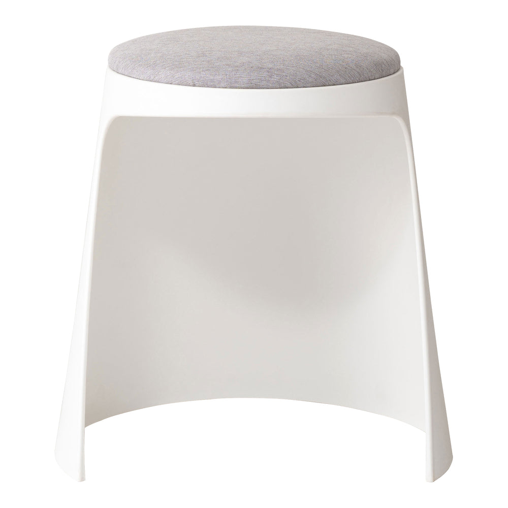 カヌレ スツール 丸形 スタッキング 椅子 4脚セット シンプル 玄関椅子 収納スツール【az-toe128】