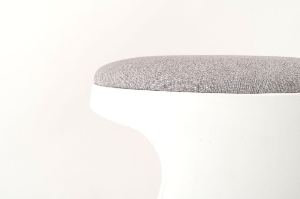 カヌレ スツール 丸形 スタッキング 椅子 4脚セット シンプル 玄関椅子 収納スツール【az-toe128】