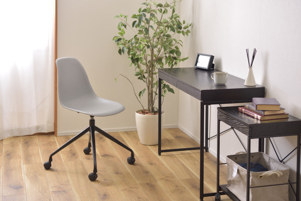 オフィスチェア 座面回転 グレー