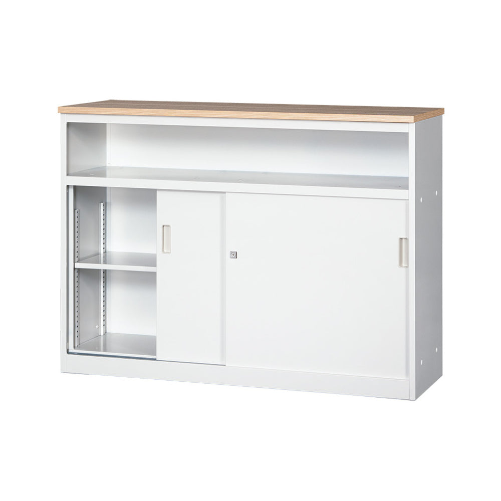 ハイカウンター 書庫型 ナチュラル