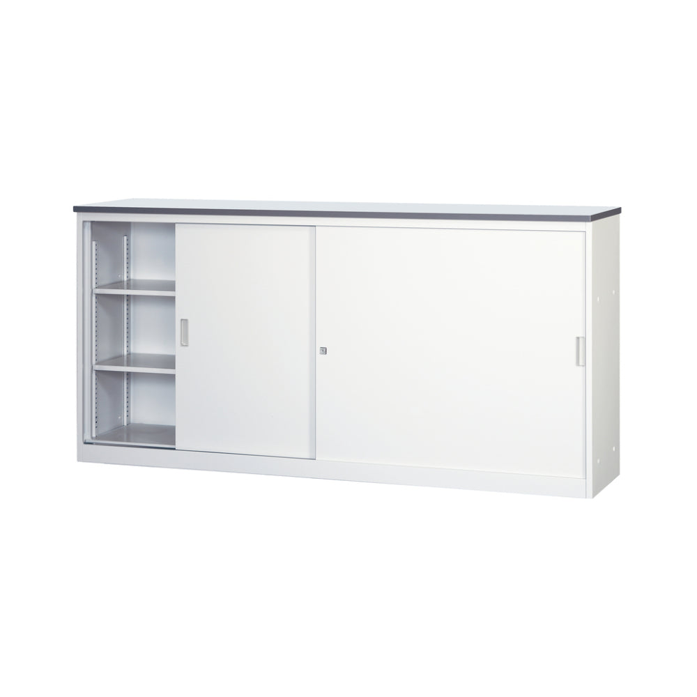 オフィスカウンター 中棚なし 可動棚