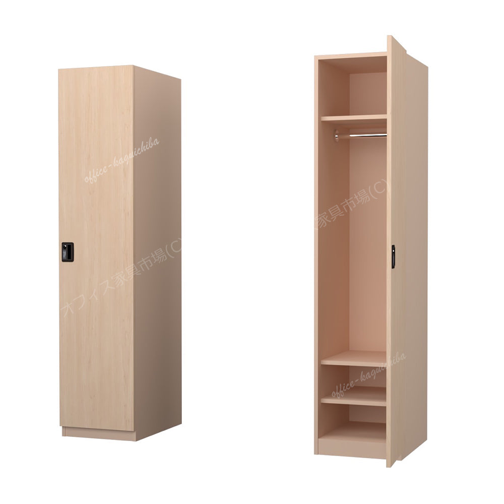 ゴルフ場ロッカー 更衣室 更衣 ブラウン 木目柄 施設 スポーツクラブ D600×H2000mm【オフィス家具市場】【日本製】【受注生産品】【HDK-GS11】