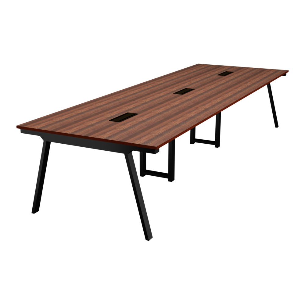 会議テーブル 木目天板 シンプルデザイン