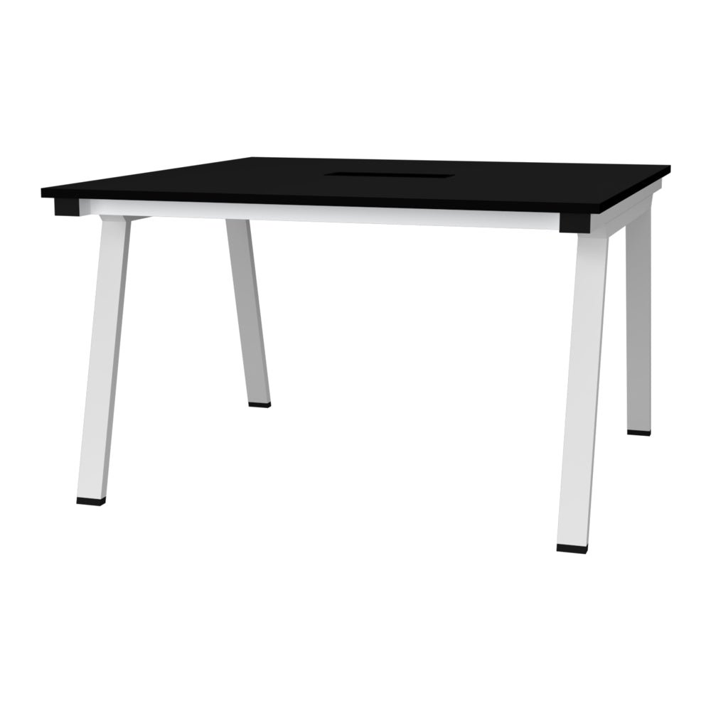 シンプルデザイン ビジネステーブル 組み合わせ自由