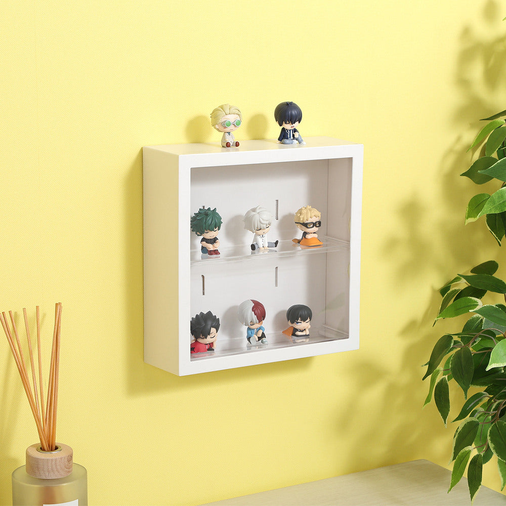 壁掛け棚 扉付きケース ディスプレイラック
