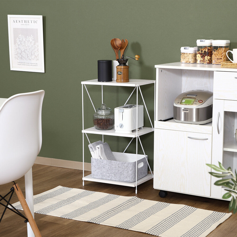 ワイヤーラック EZBO オープンラック リビング収納 ディスプレイ棚 インテリア家具 組立品【FBEZBO】