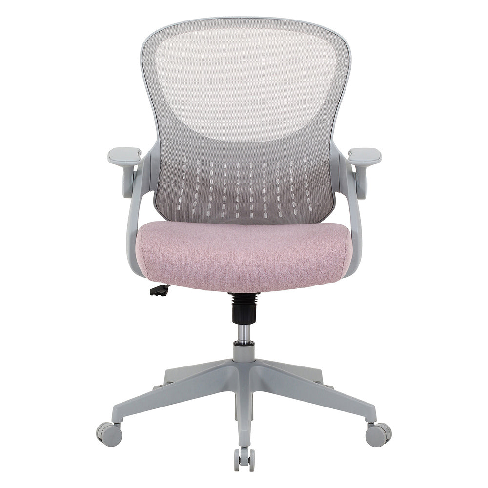 オフィスチェア パベル ロッキング機能 デスクチェア 跳ね上げ式アーム クッション性 キャスター付き 組立式【FB3790】