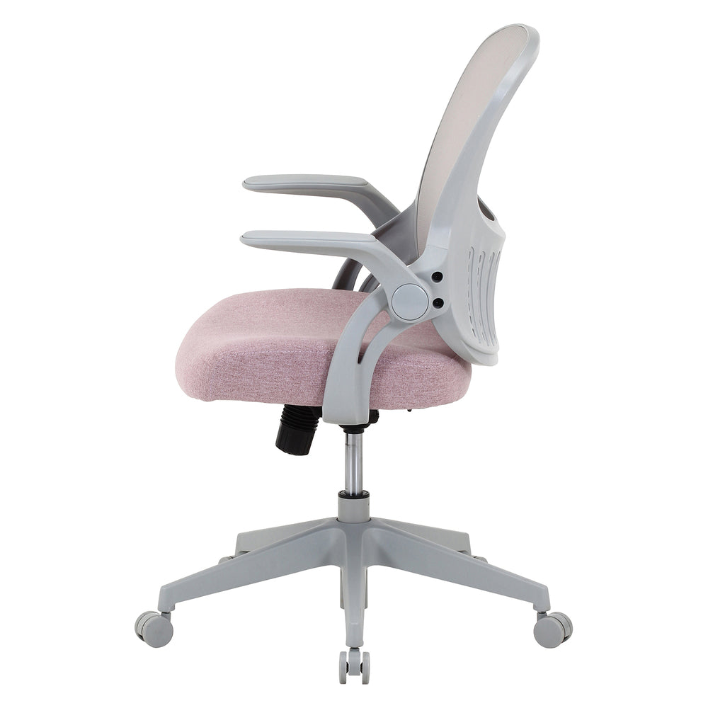 オフィスチェア パベル ロッキング機能 デスクチェア 跳ね上げ式アーム クッション性 キャスター付き 組立式【FB3790】