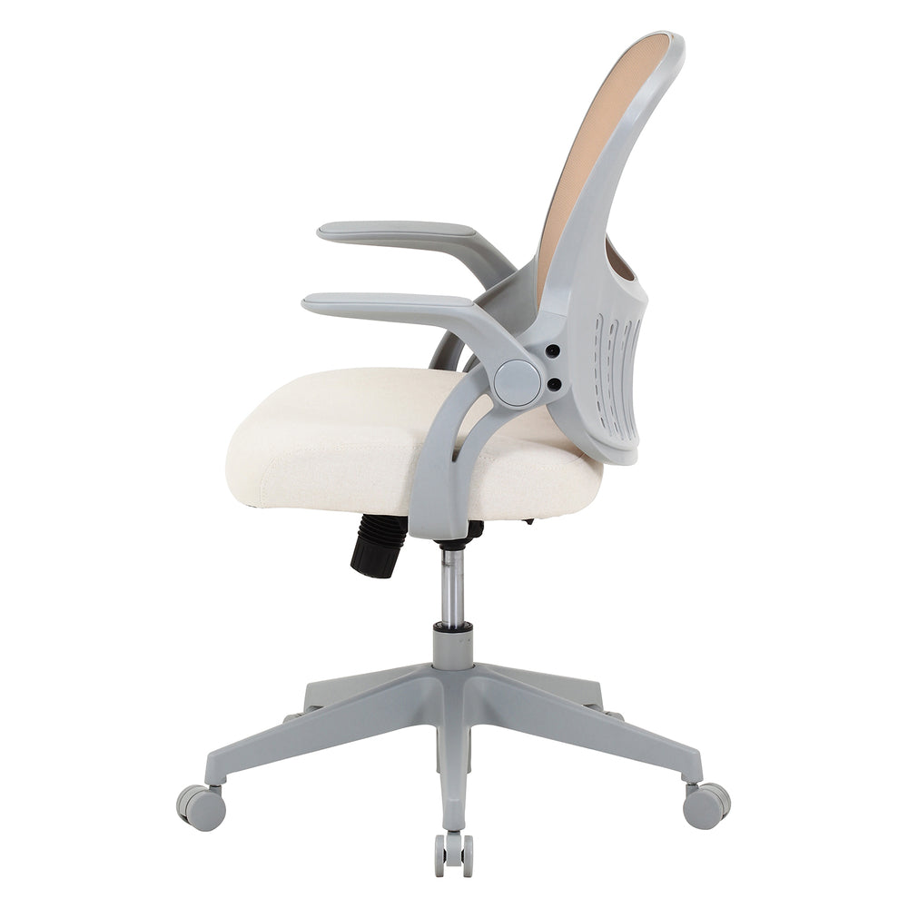 クッション性 跳ね上げ式アーム デスクチェア