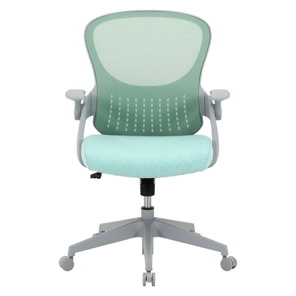 オフィスチェア パベル ロッキング機能 デスクチェア 跳ね上げ式アーム クッション性 キャスター付き 組立式【FB3790】