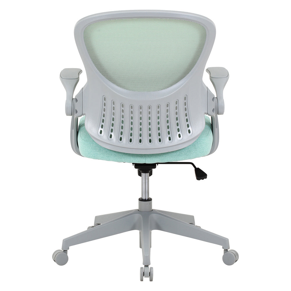 オフィスチェア パベル ロッキング機能 デスクチェア 跳ね上げ式アーム クッション性 キャスター付き 組立式【FB3790】