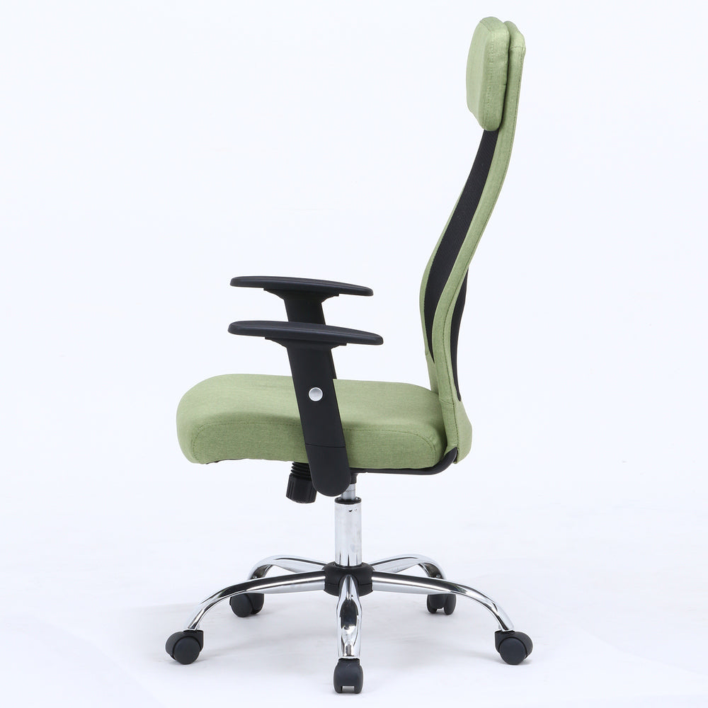 ファブリッシュチェア Mix ファブリック メッシュ ハイバック オフィスチェア ロッキング機能 【FB3806】