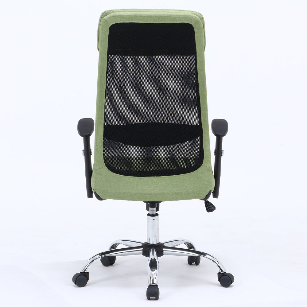 ファブリッシュチェア Mix ファブリック メッシュ ハイバック オフィスチェア ロッキング機能 【FB3806】