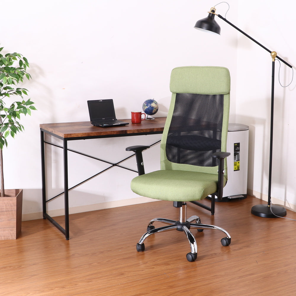 ファブリッシュチェア Mix ファブリック メッシュ ハイバック オフィスチェア ロッキング機能 【FB3806】