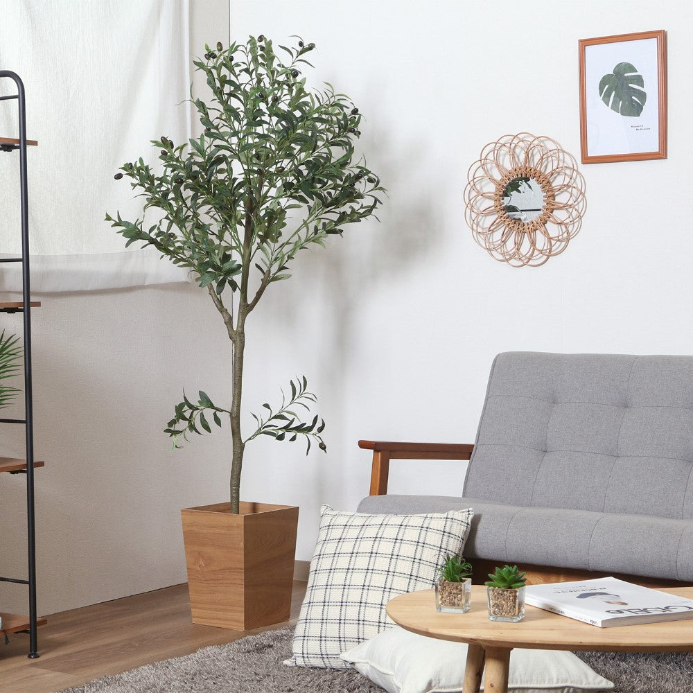 フェイクグリーン 人工観葉植物 ジョイント式 鉢植えタイプ インテリアグリーン オフィスアクセサリ 【FB-GRN-YK】