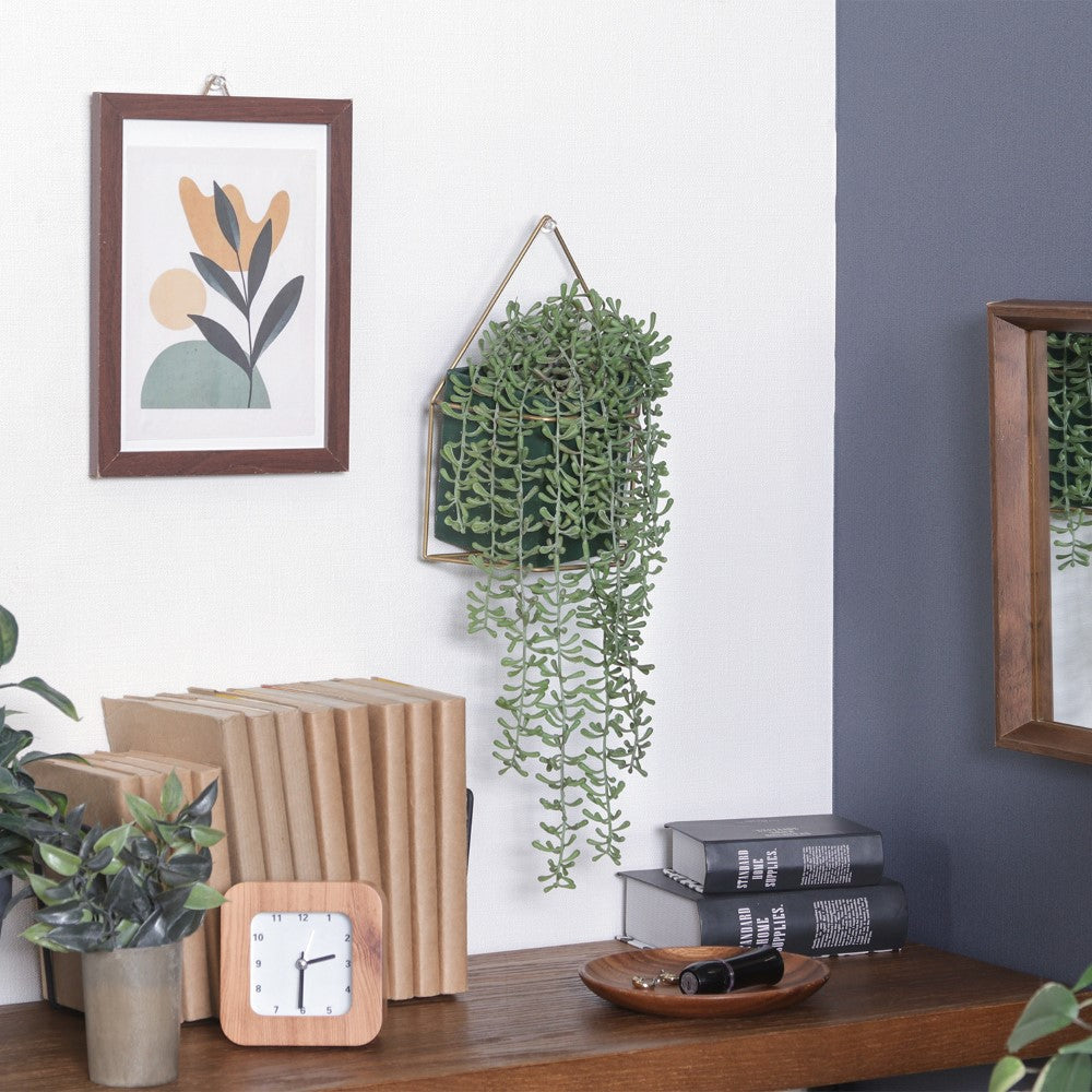 フェイクグリーン 観葉植物 吊り下げタイプ ハンギングポット インテリアグリーン 【FB-GRN-TR】