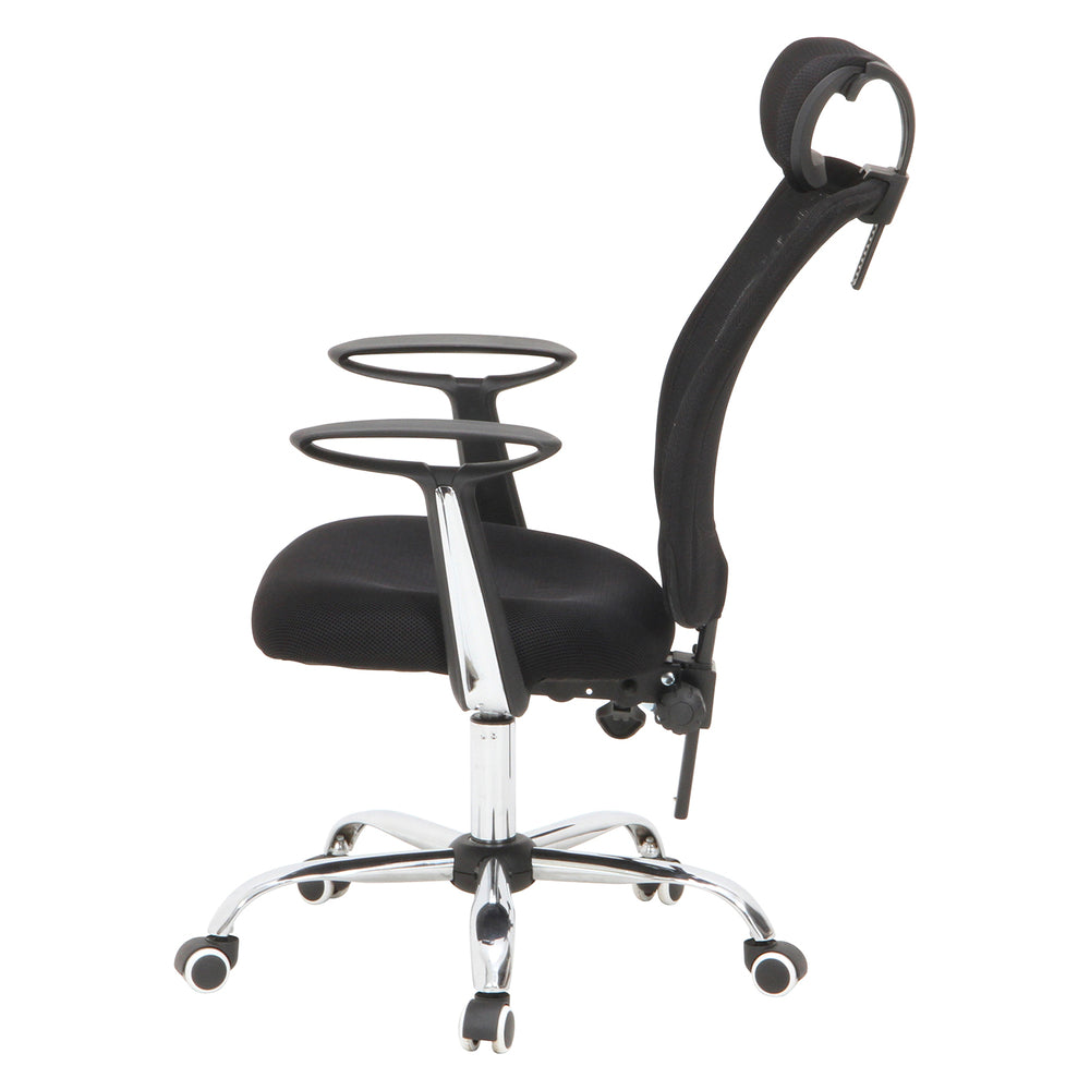 作業用チェア 通気性抜群 広々座面