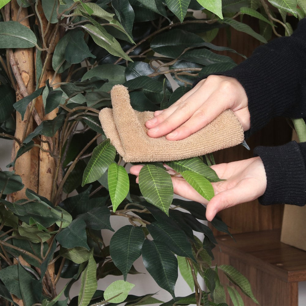 観葉植物 フィカス 大型フェイクグリーン 人工観葉植物 インテリアグリーン 楕円形葉 【TY-GRN-YKF】