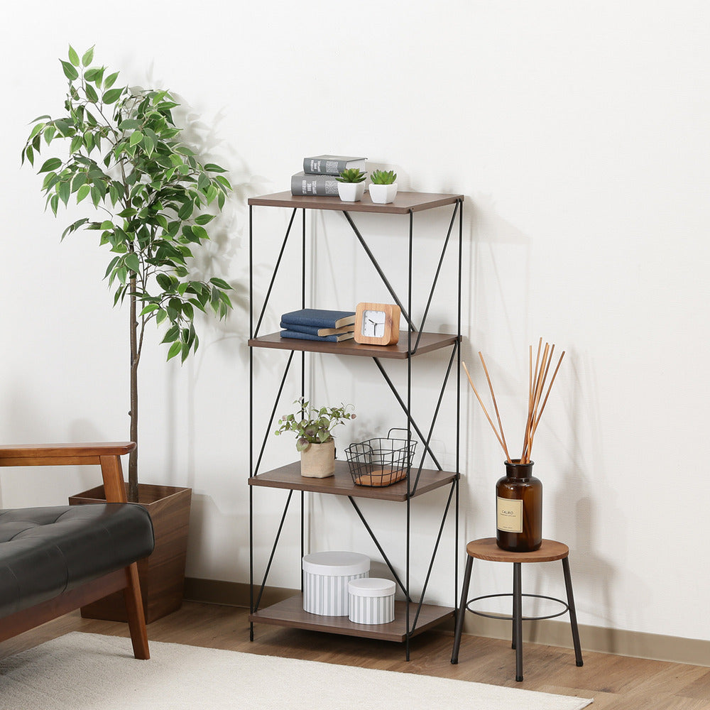 ワイヤーラック EZBO オープンラック リビング収納 ディスプレイ棚 インテリア家具 組立品【FBEZBO】