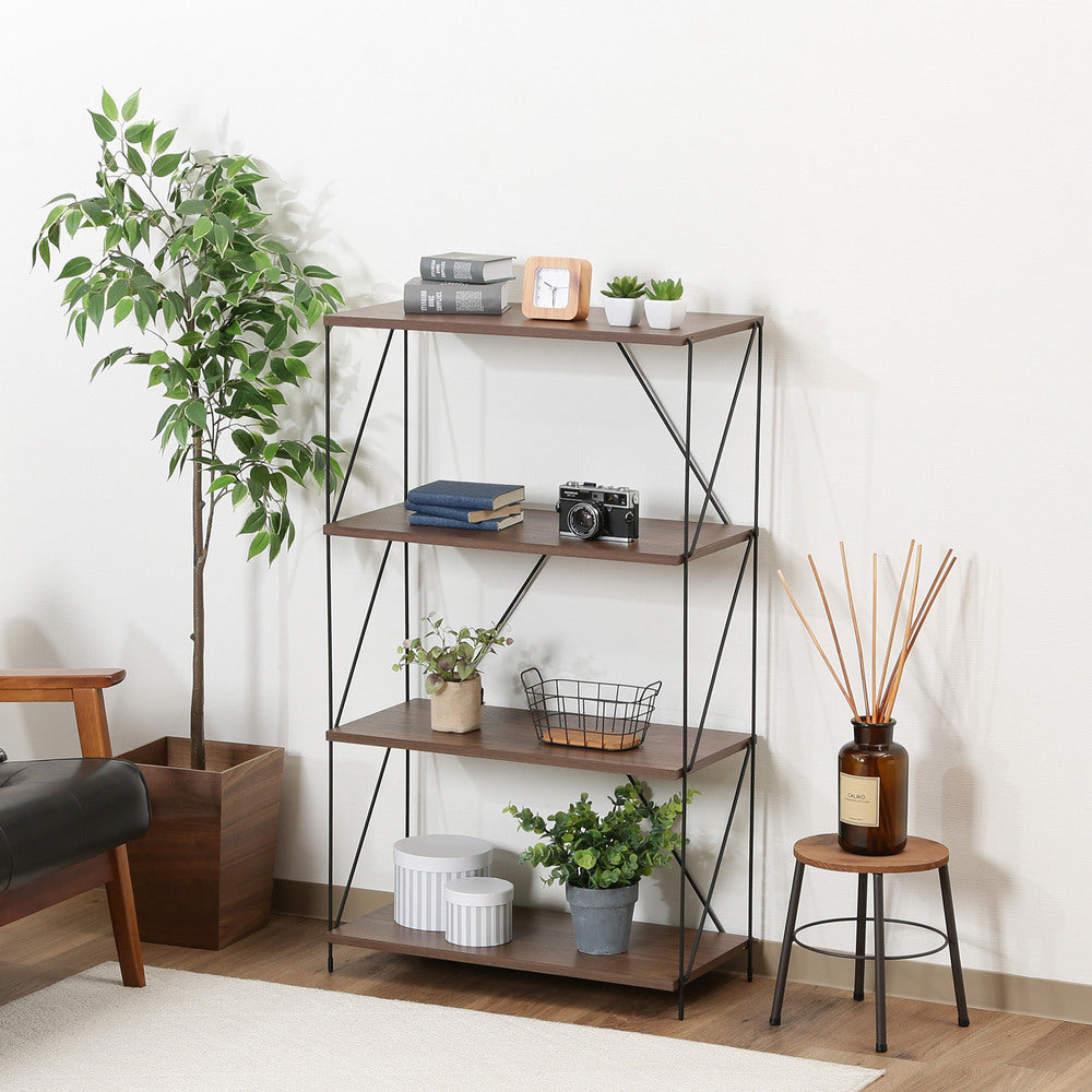 ワイヤーラック EZBO オープンラック リビング収納 ディスプレイ棚 インテリア家具 組立品【FBEZBO】