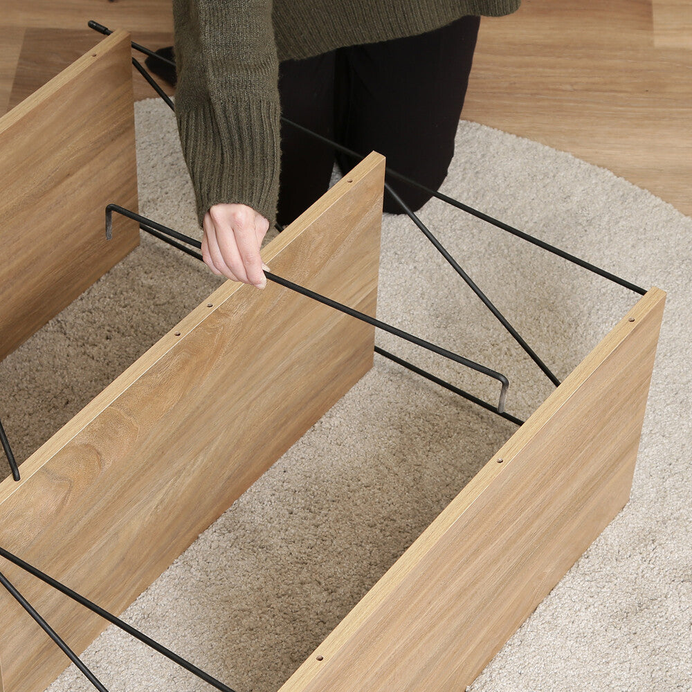 ワイヤーラック EZBO オープンラック リビング収納 ディスプレイ棚 インテリア家具 組立品【FBEZBO】