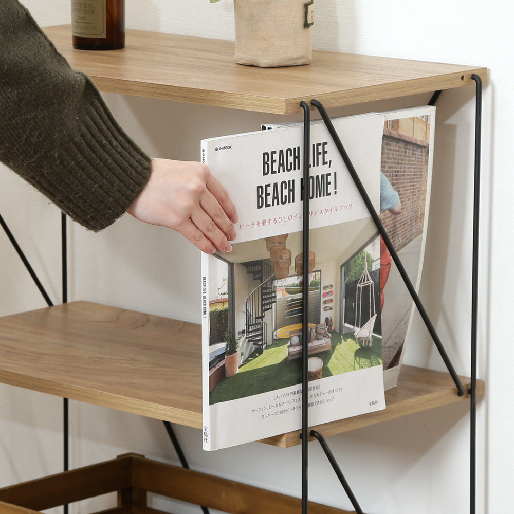 ワイヤーラック EZBO オープンラック リビング収納 ディスプレイ棚 インテリア家具 組立品【FBEZBO】