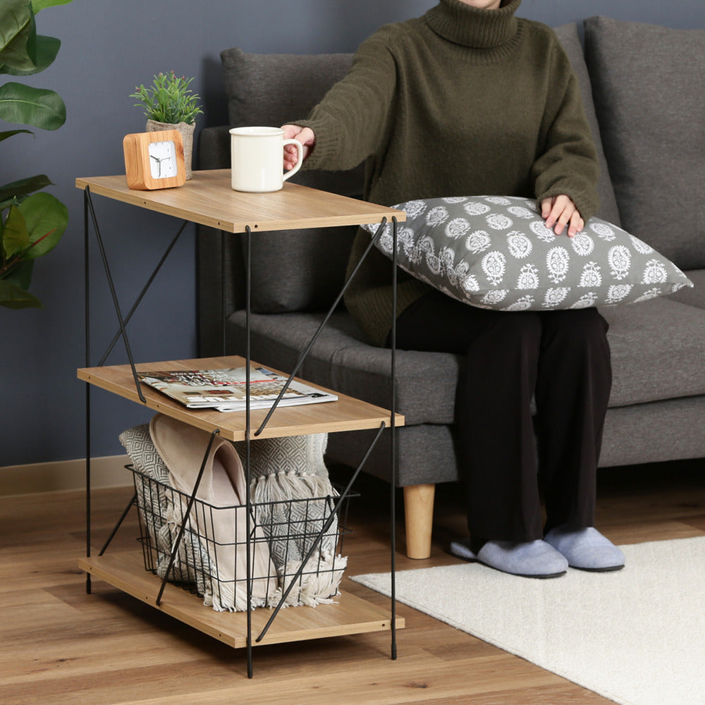 ワイヤーラック EZBO オープンラック リビング収納 ディスプレイ棚 インテリア家具 組立品【FBEZBO】