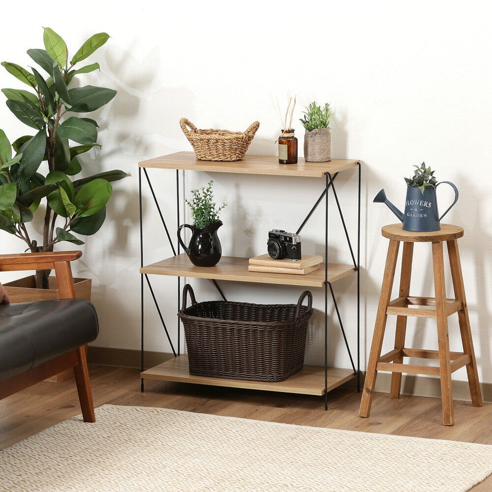 ワイヤーラック EZBO オープンラック リビング収納 ディスプレイ棚 インテリア家具 組立品【FBEZBO】