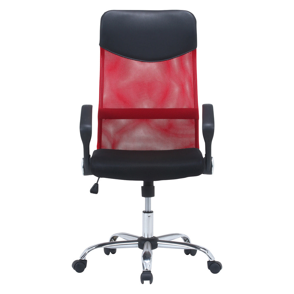 メッシュハイバックチェア HF-98 オフィスチェア ガス昇降 キャスター付 デスクチェア【FB9088】