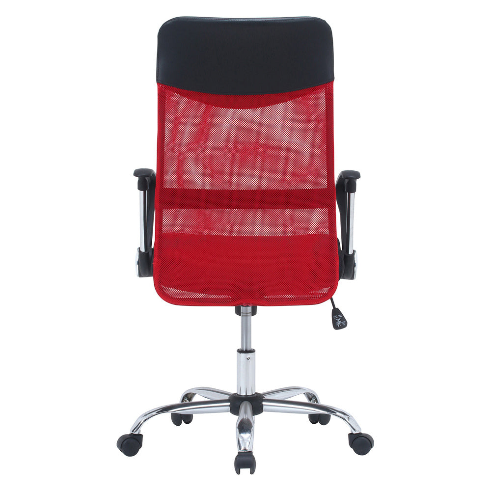 メッシュハイバックチェア HF-98 オフィスチェア ガス昇降 キャスター付 デスクチェア【FB9088】