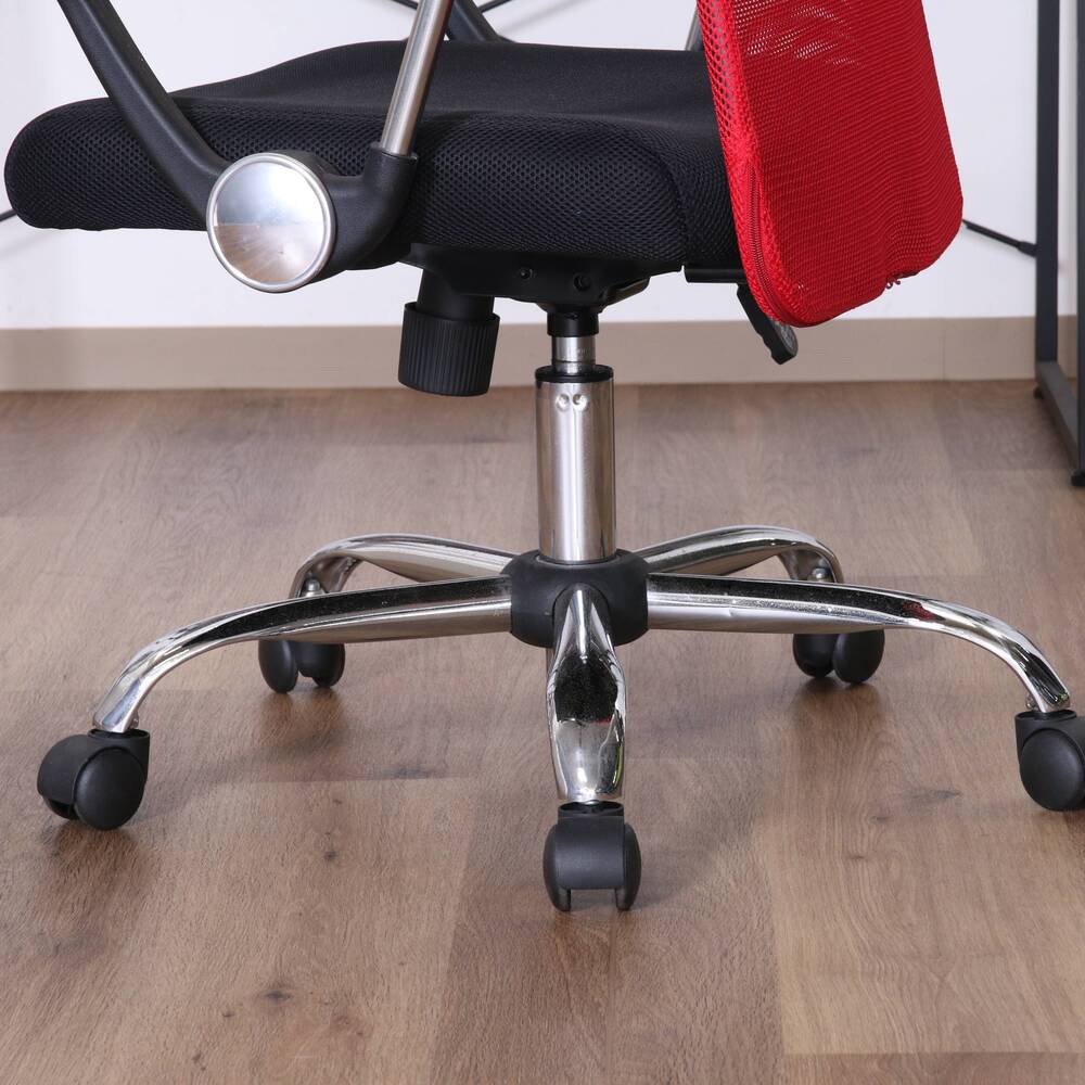 メッシュハイバックチェア HF-98 オフィスチェア ガス昇降 キャスター付 デスクチェア【FB9088】